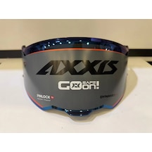 Kask Camı Axxis V-31b Blue Panther 2026 Çok Renkli