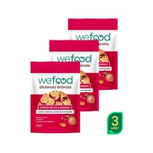 Glutensiz Granola Kırmızı Meyve & Bademli 250 Gr 3'lü