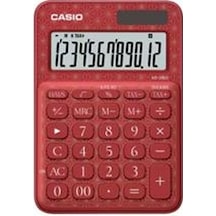 Casio Ms-20uc-jrd 12 Hane Kırmızı Desenli Masa Üstü Hesap Makinesi Diğer