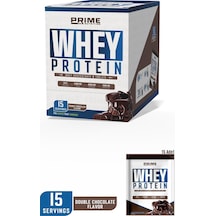 Prime Nutrition Whey Protein Sachet 15 Saşe X 33 Gram Double Chocolate - Whey Protein Tekli
