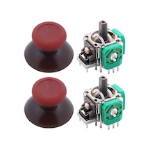 Xbox One Analog Motor Topuz Seti 2+2 One - One S/x - Series S/x Uyumlu Kırmızı Bordo
