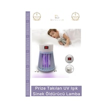 Sineköldürücü Yeni Sezonsessiz Tasarruflu Hijyenik Prize Takılan Uv Işık Sinek Öldürücü Lamba 1 W