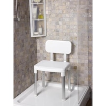 Primanova Cappadocia M-KV20-01 Sırt Destekli Banyo Sandalyesi Beyaz