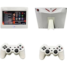 Pandora 10inç Hd Lcd Ekranlı 20000 Oyunlu Kablosuz Çift Kol Retro Arcade Şarjlı Oyun Konsolu
