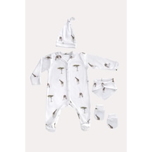 Mama Padre Jirafa Yenidoğan Mini Set - 4 Parça Renkli - 861046954 Renkli