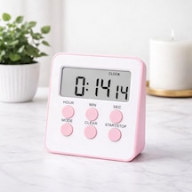 Mr Alarmlı Dijital Öğrenci Sınav Masa Kronometresi 24 Saat Geri Sayım Timer, 2 Kademeli Alarm