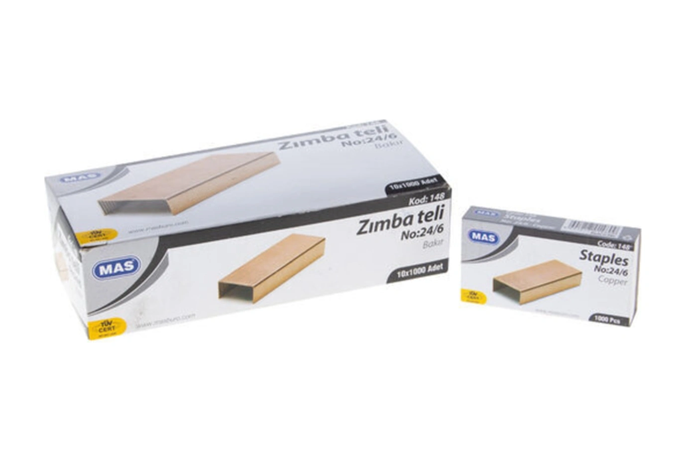 Zımba Telı 24/6 Bakır Kod148 1000li