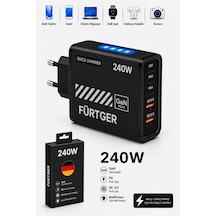 Fürtger German Frt-20w Si 3 Type-c + 2 Usb-a Toplam 5 Çıkışlı + 20w Şarj Aleti