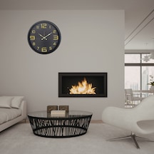 Siyah Gold Rakamlı 52 X 52 Cm Duvar Saati Diğer