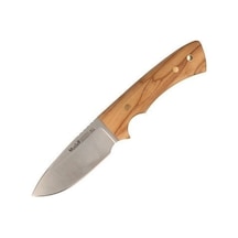 Muela Rhino-9.Ol Rhino Serisi Zeytin Ağacı Saplı Kamp Bıçak Kahverengi