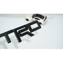 Dk Tuning Trd Bagaj Siyah Abs 3m 3d Logo Amblem Toyota İle Uyumlu