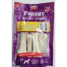 Freshy Dental Medium Bones Çiğneme Kemiği Beyaz 10 CM 4'lü