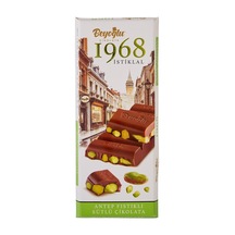 Beyoğlu 1968 Bütün Antep Fıstıklı Sütlü Çikolata 170 G - 5 Adet Tarı