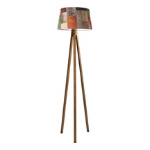 Düz 3 Ayak Ahşap Naturel Ağaç Tripod Lambader Diğer
