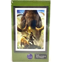 Puzzle Avcı Ve Mamut 280 Parça 35x50