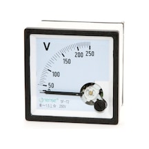 Sf-72 72x72 Analog Voltmetre