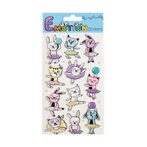 Emotions Stickers Cats Çeşitli Renk Ve Desen Seçenekleri