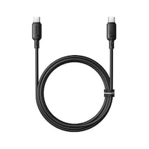 Baseus Silky Series Type-c To Type-c 100w Hızlı Şarj Kablosu 2m - Siyah