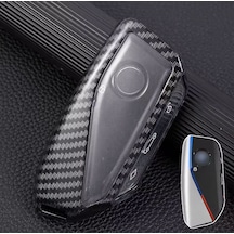 Bmw İ7 X7 G07 Lcı İx X1 U11 7 Seri G70 G09 Xm U06 G81 M3 2023 Karbon Anahtar Kılıfı 2.resime Bakınız