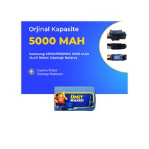Samsung Uyumlu Vr10m7030wg 5000 Mah 14.4v Robot Süpürge Batarya