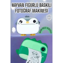 Zenvia Çocuklar İçin Fotoğraf Makinesi Anlık Baskı Makinesi Hd Görüntü Kalitesi Znv2026