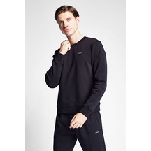Lescon Erkek Sweatshirt 25s-1242-25b Siyah