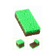 Sonsuz - 848 - Küp 3d Baskılı Fidget İnfinty - Nazblsmm - Aparatı Yeşil Anahtarlık