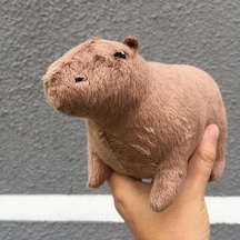 Kapibara Peluş Oyuncak Sevimli Kapibara Doldurulmuş Hayvan Bebek Doğum Günü Hediyesi