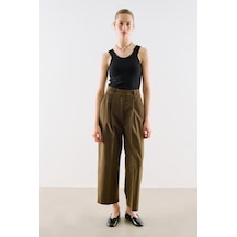 Manuka Gabardin Straıght Pileli Pantolon Haki Aw26pnt00004-09