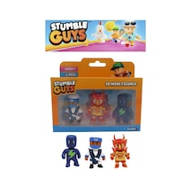 Stumble Guys 3 Lü Mini Figür Seti Seri 3 - 5 Cm - Model 2