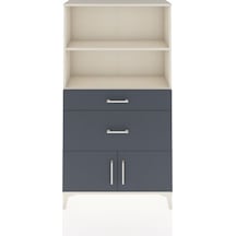 Arges Dolap 2 Raflı 2 Çekmeceli 2 Kapaklı 88x30x163 Aytaşı-an... Aytaşı