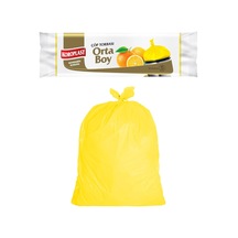 Koroplast Mandarin Kokulu Orta Boy Çöp Poşeti 15'li 55x60 Cm, Sızdırmaz Ve Yırtılmaz, Kötü Koku Karşıtı Koku