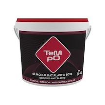 Tempo Silikonlu Mat Plastik İç Cephe Duvar Boyası 20 Kg Fildişi