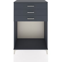 Hyperion Dolap 3 Çekmeceli 88x44x134 Antrasit-antrasit Antrasit