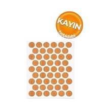 Yapışkanlı Vida Tapası Vida Kapatıcı Kapağı, 50 Adet Kayın Diğer