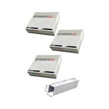 23/17 Zımba Teli Çelik Zımba Teli 1000 li 3 Paket 160 Sayfa Zımbalama Kapasitesi 23-17