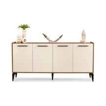 Anka Yemek Odası Konsol Büfe 180x45x86 Krem