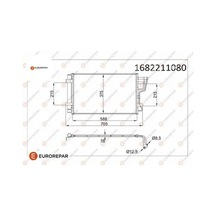 Erp Klıma Radyatoru Ceed 1.4 1.6 2.0 07- Eurorepar 1682211080