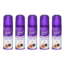 Sesu Böğürtlen & Badem Sir Ağda Temizleyici Bakım Yağı 150 ML x 5