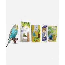 Yetişkin Muhabbet Kuşu Yemi 1kg +jessy Ballı Kraker10 Lu+zonaks Vitamin 50cc+kuş Kumu 300gr