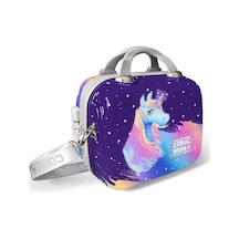 Coral High Unicorn Desenli Omuz Askılı Pc Makyaj Çantası 16896