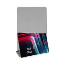 Mey İthalat Apple iPad Air 5 2022 Kılıf Tablet Smart Kılıf - Gri Tablet Kılıfı