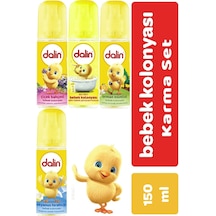 Dalin Bebek Kolonyası 150ML Bıcı Bıcı-orman-çiçek-okyanus Karma 4 Lü Set