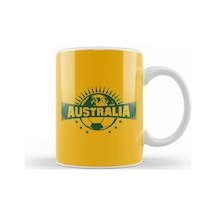 Australia Half World Football Championship Kupa Bardak Porselen Karışık