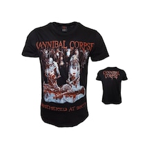 Cannibal Corpse Butchered At Birth Metal Band Baskılı Penye Tişört Siyah