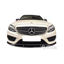 Kit Garaj Mercedes W205 C180 Ön Ek 2 Parça Plastik Boyasız Boyasız