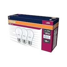 Led Klasik Lamba Beyaz Işık 470 Lm E27 3'lü