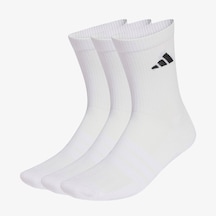 Adidas Cushioned Sportswear Bilekli 3lü Unisex Beyaz Antrenman Çorabı Jz0530