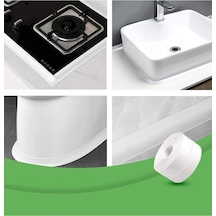 Sızdırmazlık Bandı Lavabo Bantı Banyo Mutfak Lavabo Küvet Duş Teknesi Su Geçirmez Kenar Bant 320 Cm X 37 Mm Diğer