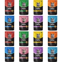 Reflex Plus Karışık Pouch Yetişkin Kedi Maması 16 x 85 G